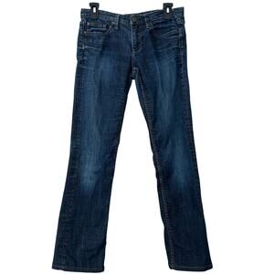 Banana Republic low rise straight leg denim jeans classic y2K style normcore 27